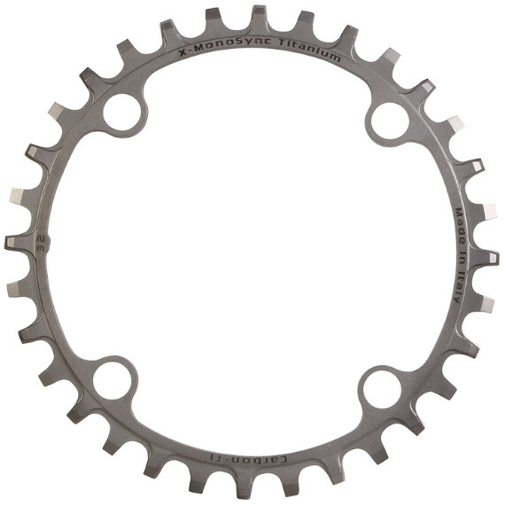 CarbonTi X-MonoSync (Narrow/Wide) 104mm フルチタン チェーンリング