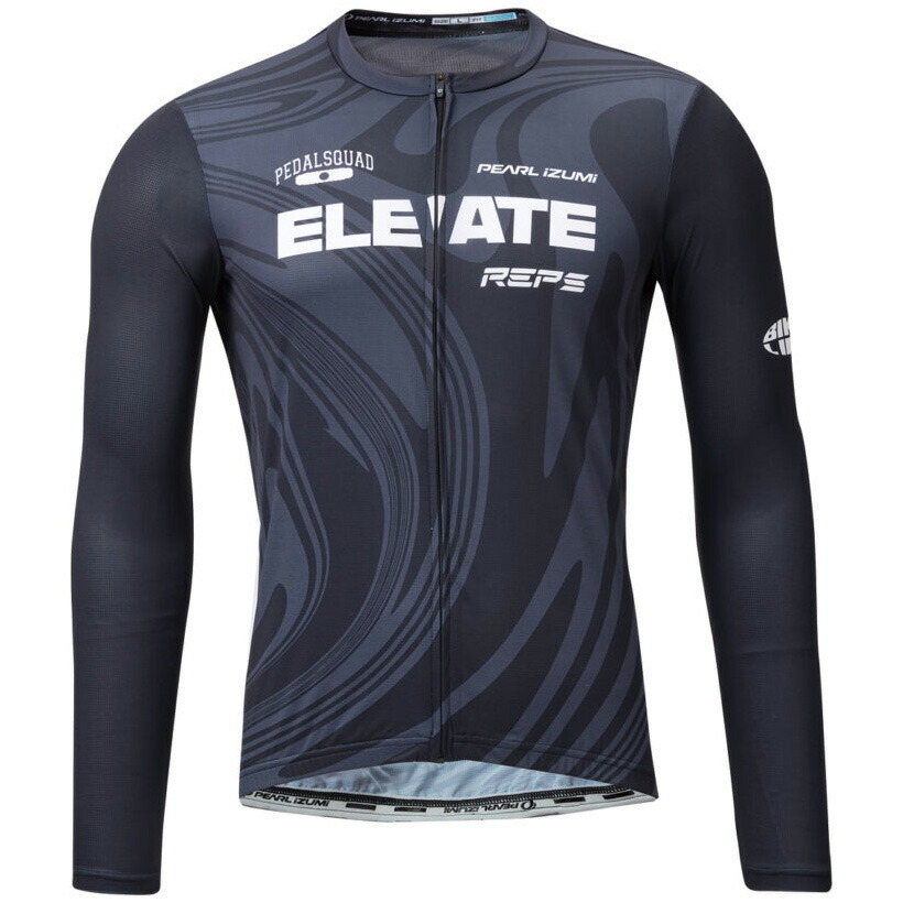 パールイズミ 【623-BL】ロング衣袂 第一義的 ティーシャツ 11.黒いことビー玉 PEARLIZUMI