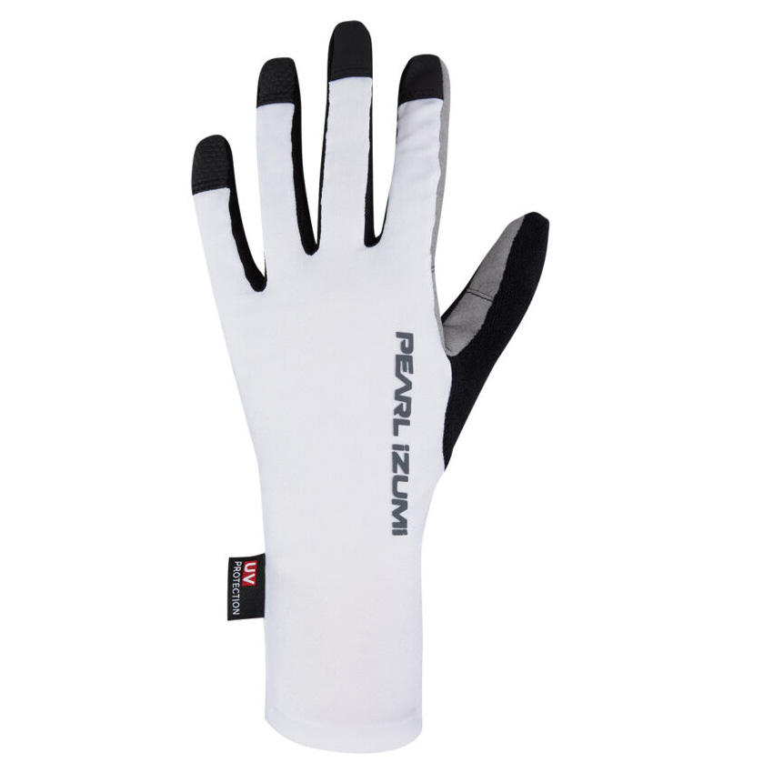 パールイズミ 【W28】UV フルフィンガー グローブ 16.ホワイト レディース タッチパネル対応 PEARLIZUMI