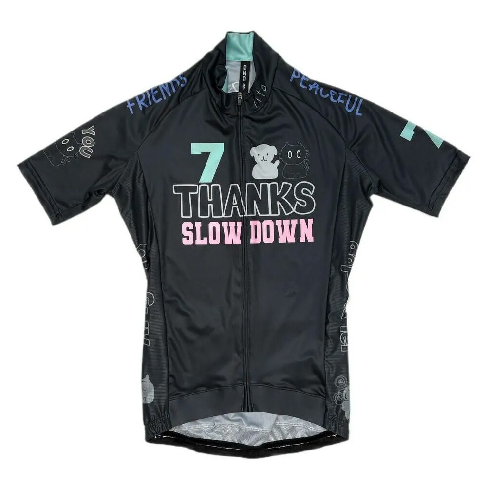セブンイタリア Thanks Lady Jersey チャコール レディース｜ワールドサイクル