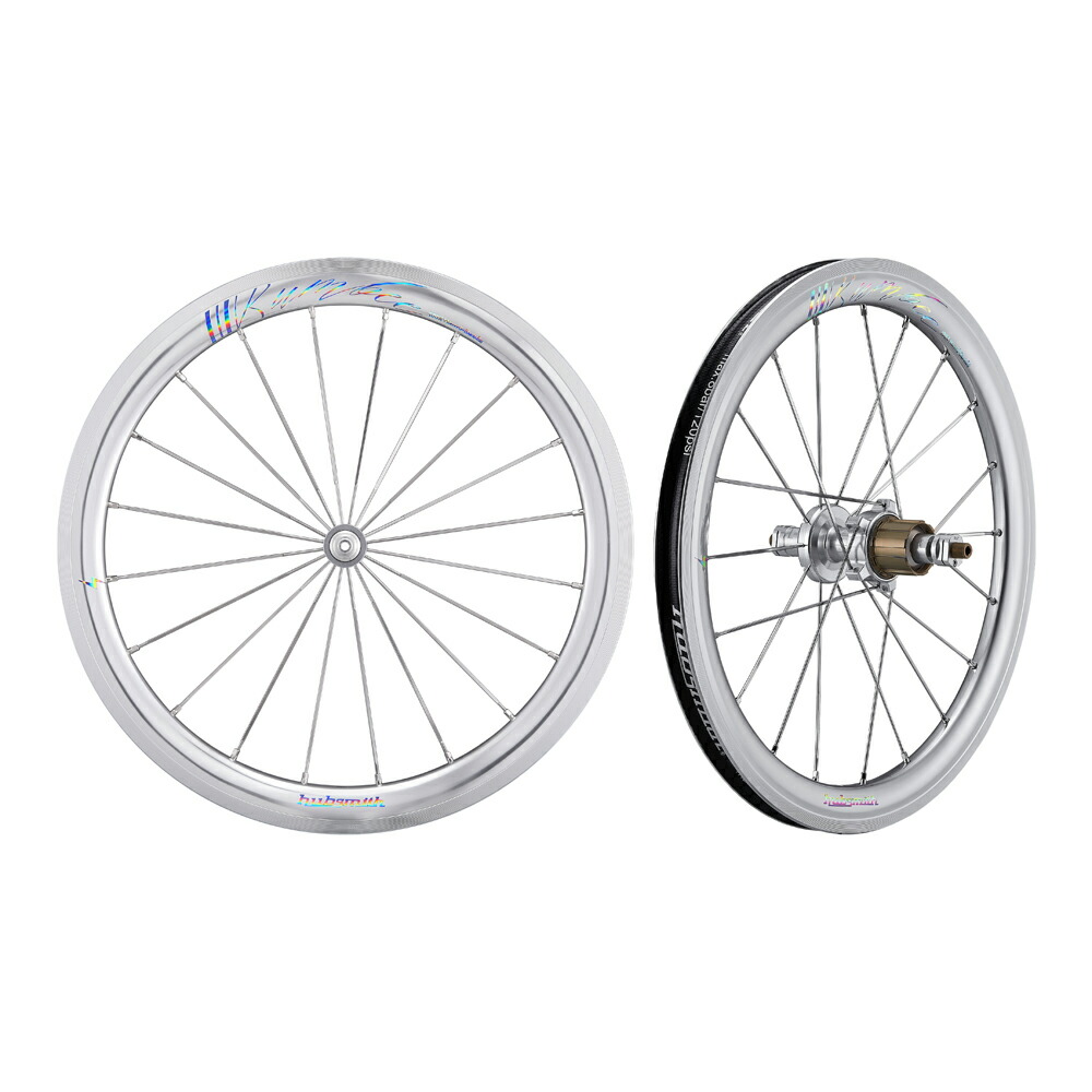 Hubsmith HS-Bumbee A349 7SP BROMPTON MK5用 7速 349 (16in) 車輪仕掛ける ポリッシュしろがね色 陶器 (こしきスミス)