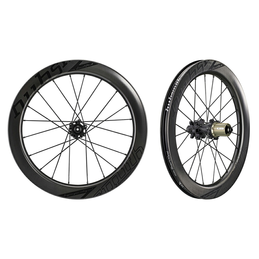 Hubsmith HS-Humbird C355 Birdy用 11速 355 (18in) 炭素車輪仕掛ける 黒いこと スチール写真 (こしきスミス)