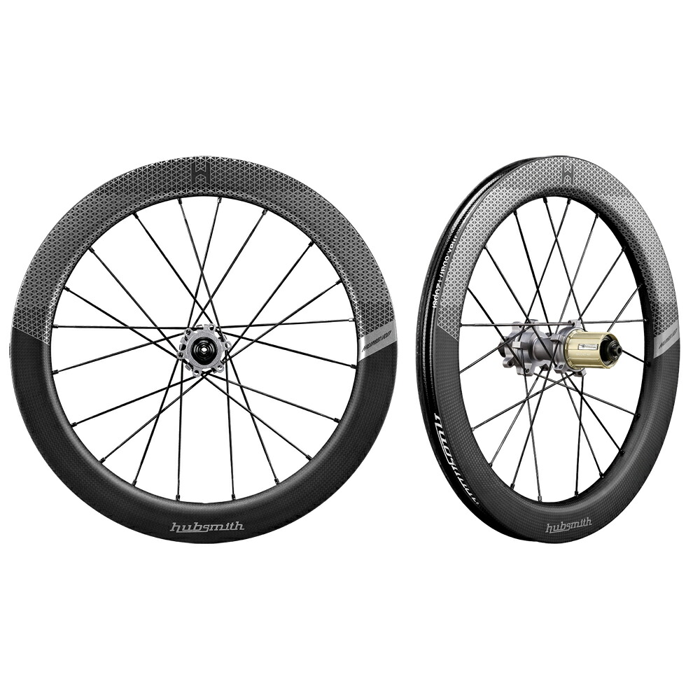 Hubsmith HS-Humbird FC355 Ratchet Birdy用 11速 355 (18in) 炭素車輪仕掛ける 黒いこと スチール写真 (こしきスミス)