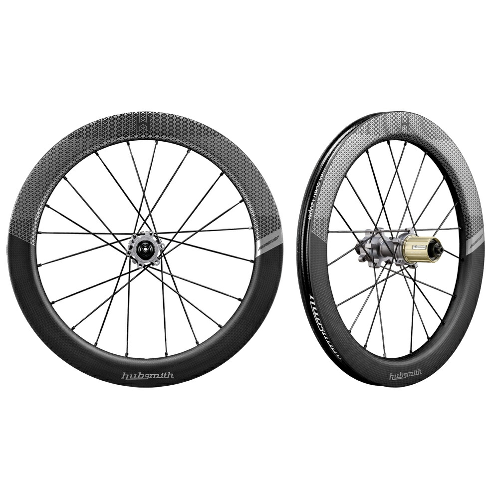 Hubsmith HS-Humbird FC355 Ratchet Birdy用 11速 355 (18in) 炭素車輪仕掛ける 黒いこと 陶器 (こしきスミス)