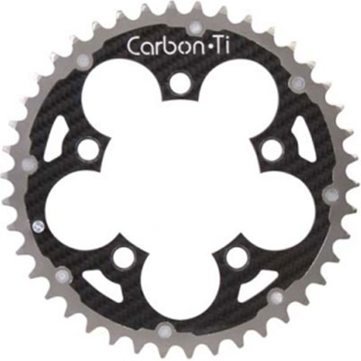 CarbonTi チェーンリング　94 アウター　チタン/カーボン 42T【自転車】【マウンテンバイクパーツ】｜ワールドサイクル