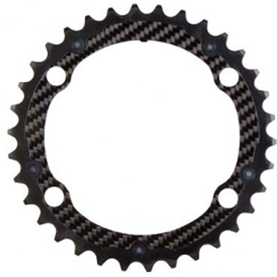 CarbonTi X-Ring ROAD Al/Ca 110mm インナーチェーンリング 4arms【自転車】【ロードレーサーパーツ】｜ワールドサイクル