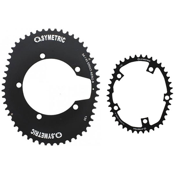 ストロングライト OSYMETRIC チェーンリングキット 130PCD エアロ【自転車】【ロードレーサーパーツ】｜ワールドサイクル