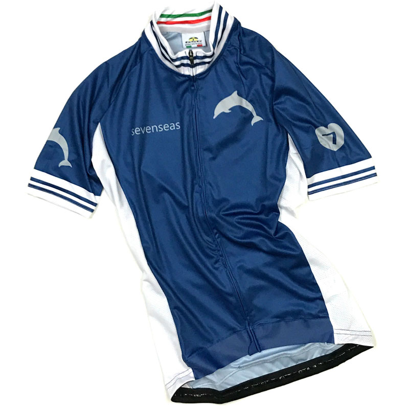 セブンイタリア Sevenseas レディース Jersey ブルー｜ワールドサイクル