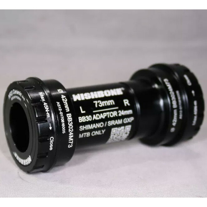 ウィッシュボーン BB3024M73 42粍/73粍 下つ方鉤括弧【銀輪】【マウンテンバイク一部分】 自転車用パーツ-その他-スポーツ・アウトドア