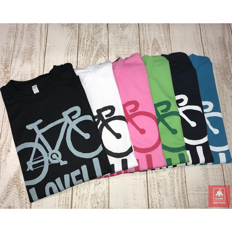 ラベルドライTシャツROADBIKEブラック