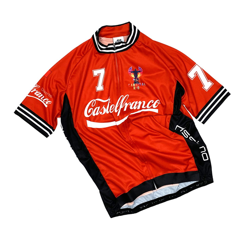 ファッション通販 セブンイタリア Castelfranco Jersey レッド Cuvant De Folos Ro