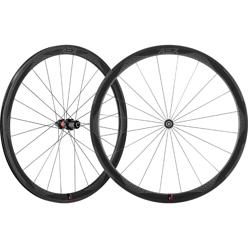 ONE AER D5 カーボンホイールTLR クリンチャー前後セット