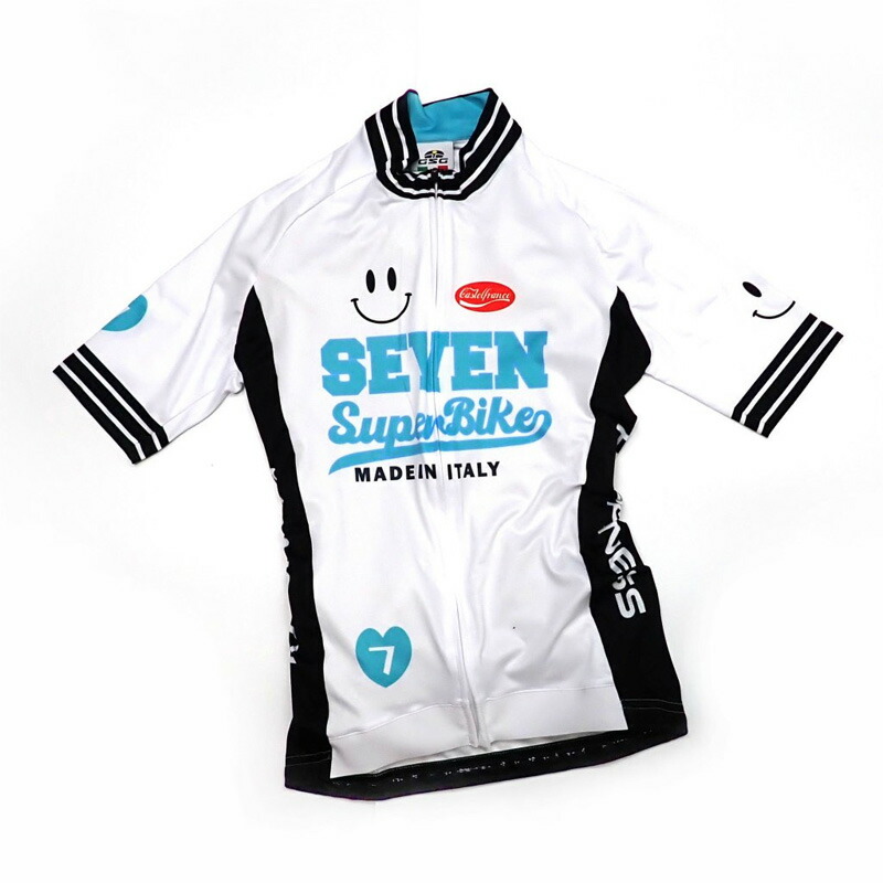 セブンイタリア Superbike Smile Lady Jersey ホワイト レディース