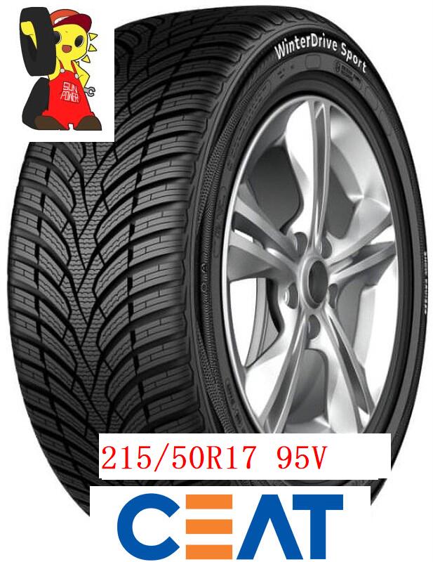 【新品】◆CEAT WINTER DRIVE◆215/50R17 95V 10分山 2024年製 4本 スタッドレス 【福島発 送料無料】 チアット ウインター ドライブ 17インチ MADE IN インド 新品タイヤ FUK-CE0074画像