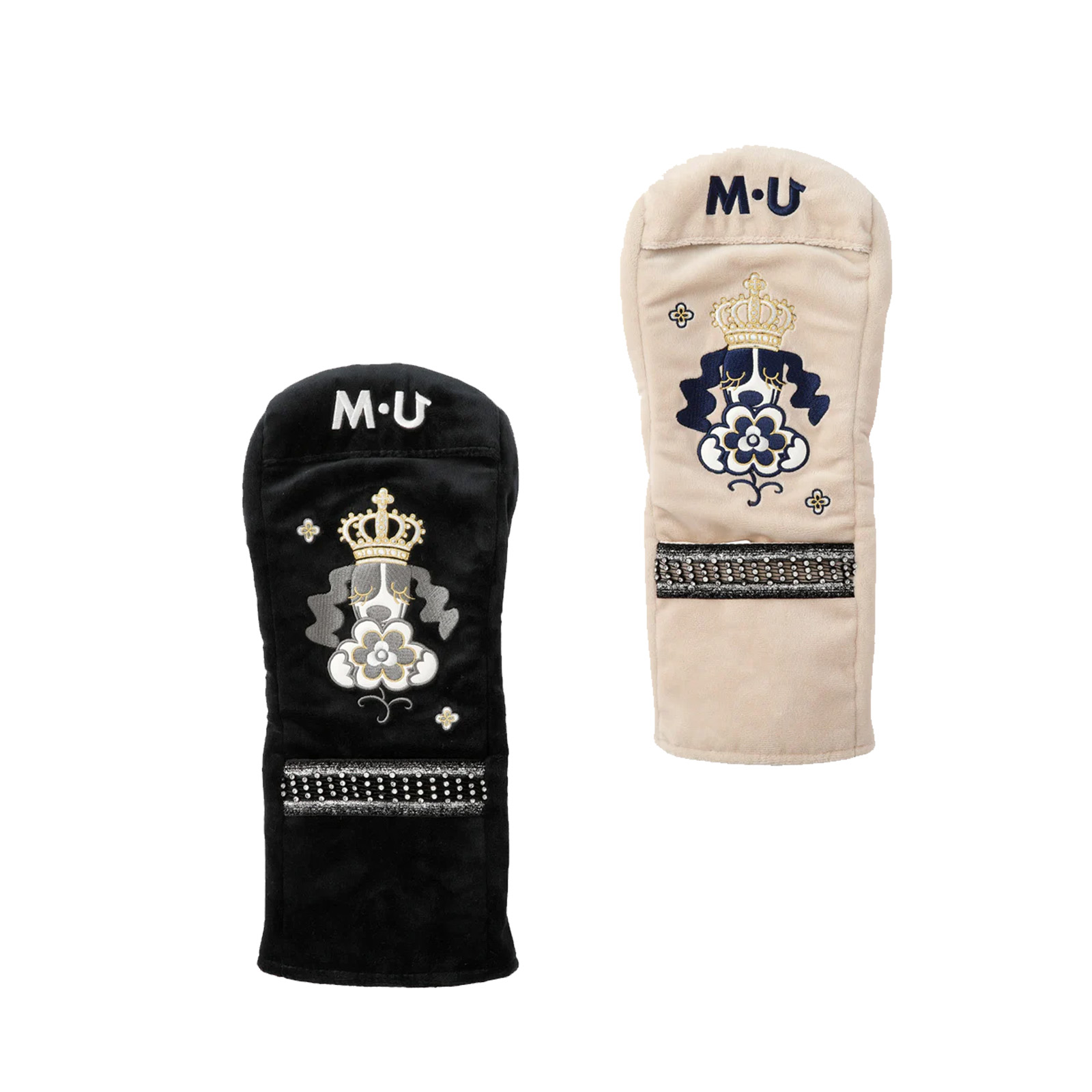 ゴルフ用品 保護 クラブカバー MU SPORTS 北欧デンマーク花と王冠のロイヤルイメージ DR用ヘッドカバー 703Q6578 【IR】
