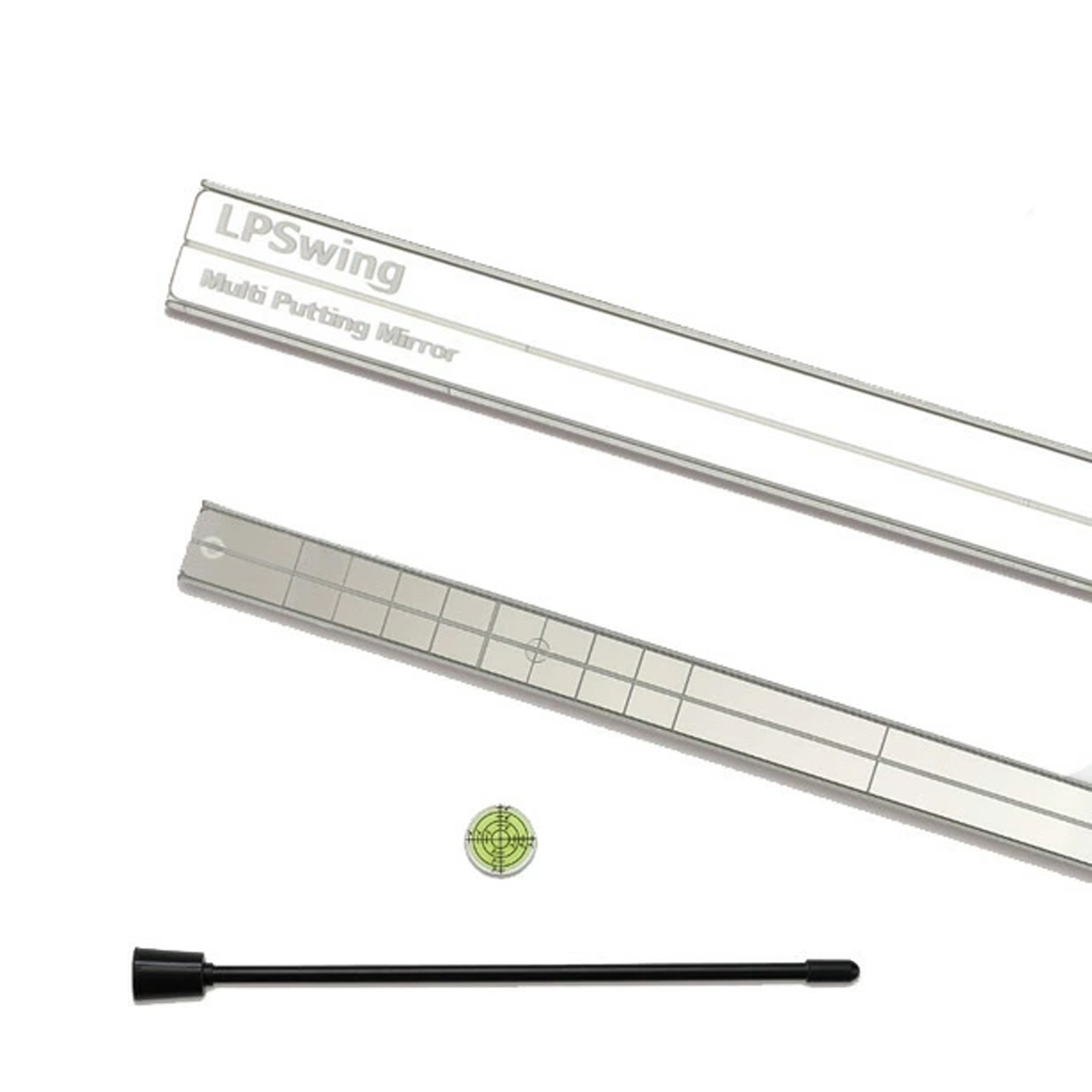 パター 練習用品 室内 ゴルフ LPSwing マルチ パッティング ミラー アライメント スティック LPS120M シルバー 【IR】