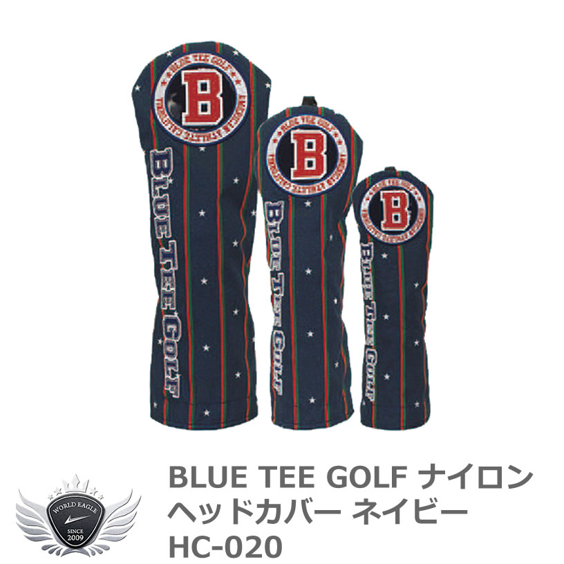 BLUE TEE GOLF ブルーティーゴルフ ナイロンヘッドカバー ネイビー HC-020