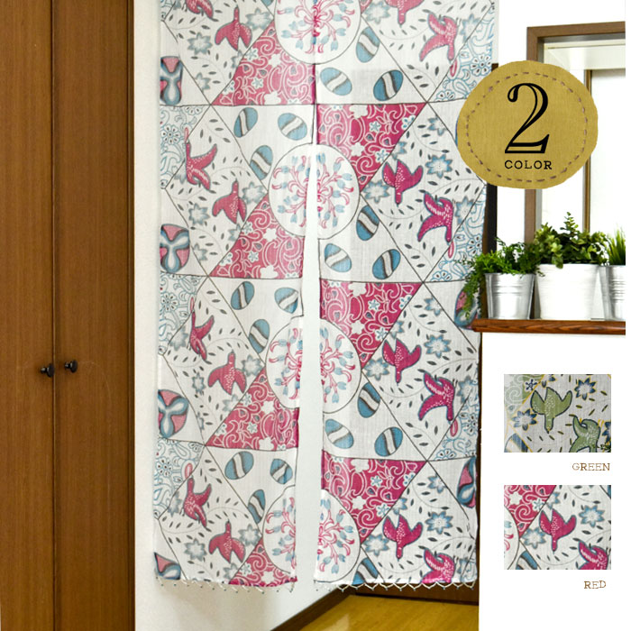 (専用　６枚組）★インド綿★「パッチワークのれんOH８５・１５０」 楽天市場】のれん パッチワーク 85×150cm イエロー インド綿100