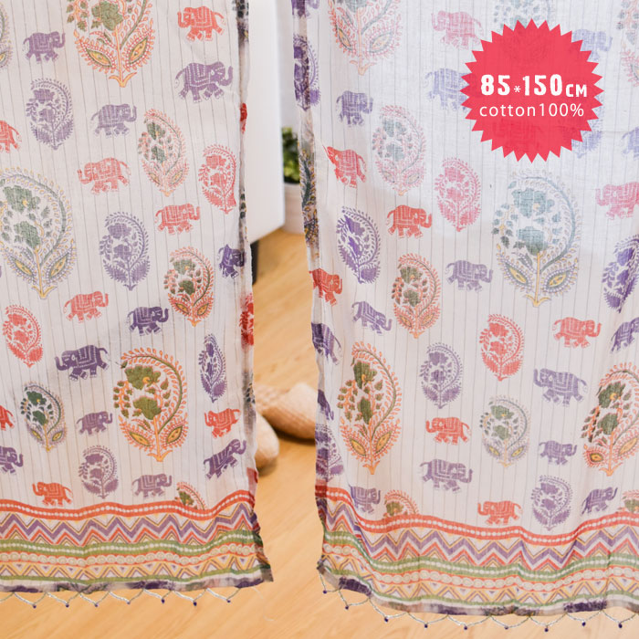 (専用　６枚組）★インド綿★「パッチワークのれんOH８５・１５０」 専用 6枚組）☆インド綿☆「パッチワークのれんOH85・150