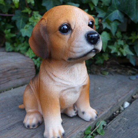 楽天市場】犬の置物 ミックスドッグ プーリア おまけ付 289H いぬ