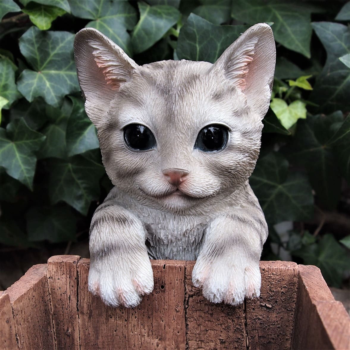 猫の置物 楽天市場】猫の置物 子猫のお願い サバシロ 31341HH