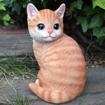 楽天市場】猫の置物 親子猫3匹セット 茶トラ 7379