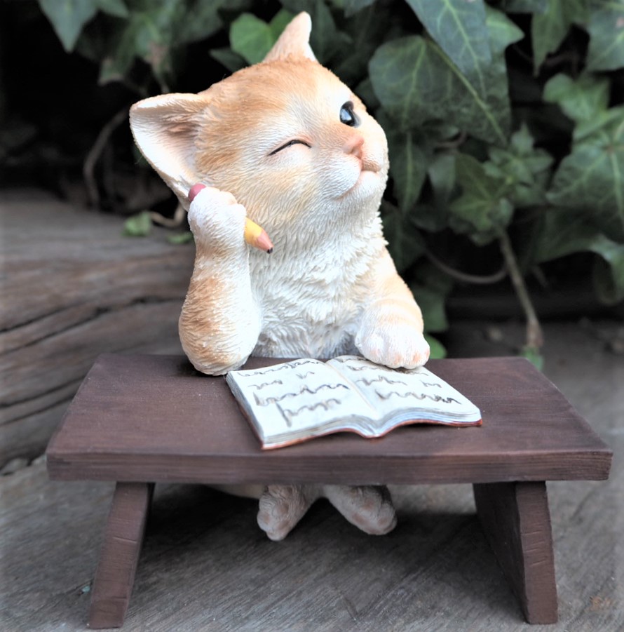 猫 ねこの親子 ミニチュア 置物 陶器製 昭和レトロ ネコ てのひらサイズ