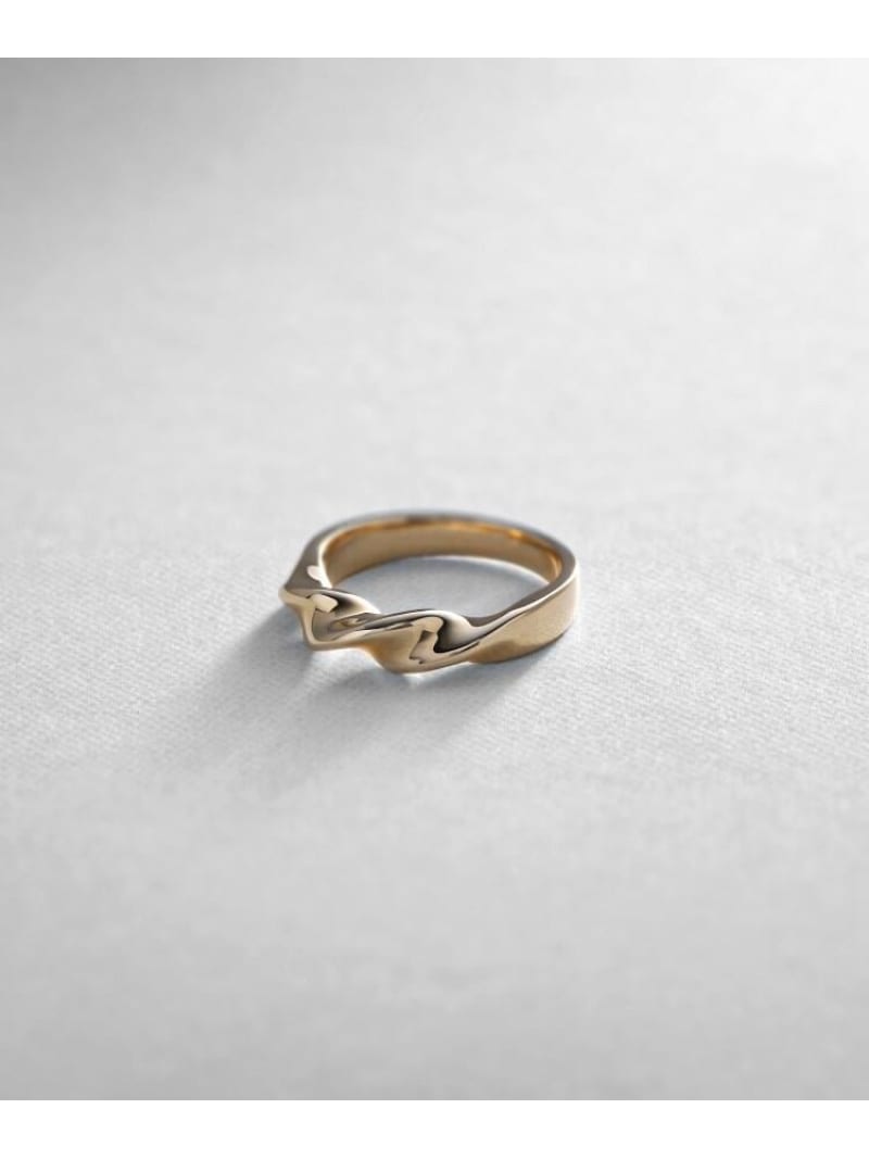 K10ツイスト リング COCOSHNIK ココシュニック アクセサリー・腕時計 リング・指輪 イエロー【送料無料】[ Fashion]｜WORLD ONLINE STORE店