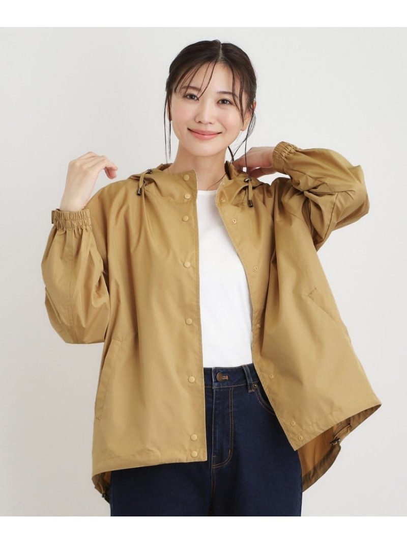 【大人気!収納用トートバッグ付き】ペニーウェル グローヴ柄 ショート レインコート LAURA ASHLEY HOME ローラ アシュレイ ジャケット・アウター レインコート ブルー ベージュ カーキグリーン【送料無料】[ Fashion]｜WORLD ONLINE STORE店