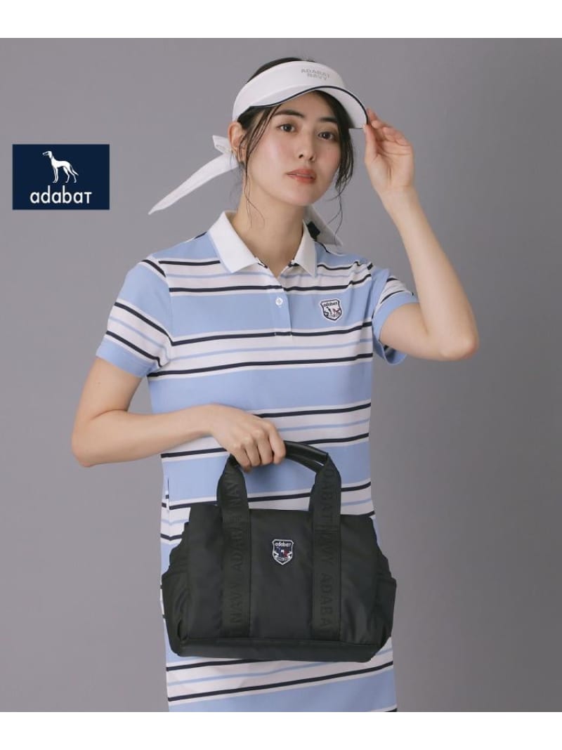 【SALE／5%OFF】トート型手押し車御徒面子 adabat アダバット 御徒面子 トートバッグ ゴールド 黒いこと【RBA_E】【貨物輸送無料】[ Fashion]