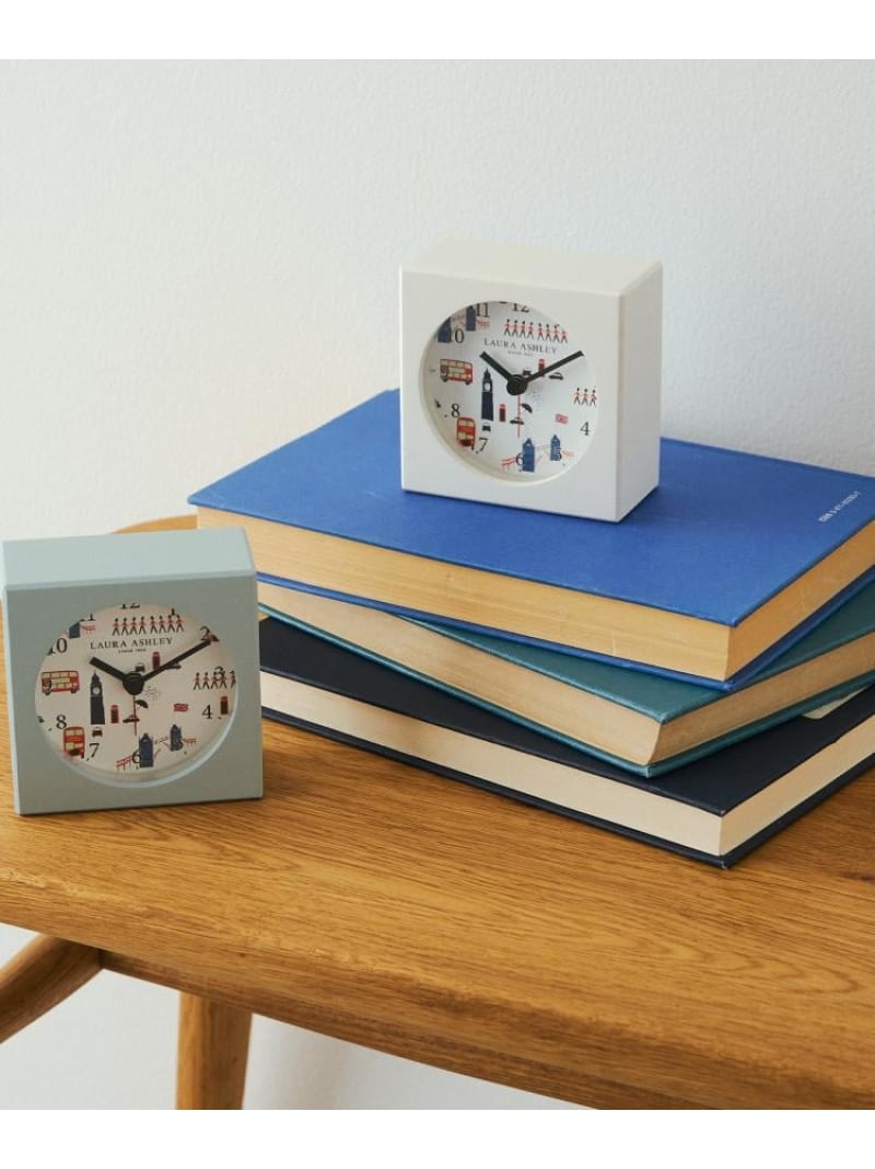 楽天市場】ジョゼッテ柄 テーブル&ウォール クロック LAURA ASHLEY