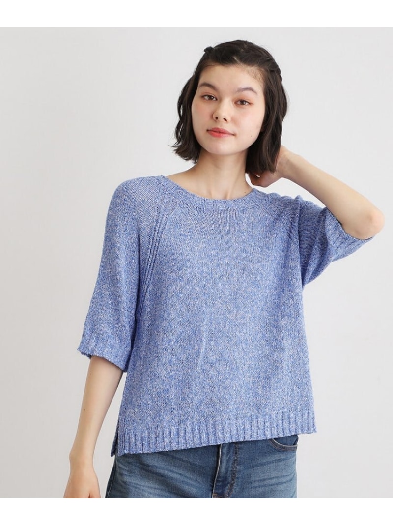 【日本製】ギマブークレーヤーン プルオーバー LAURA ASHLEY HOME ローラ アシュレイ トップス カットソー・Tシャツ ブルー グリーン【送料無料】[ Fashion]