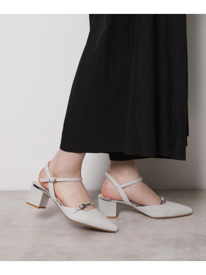 楽天市場】スリングバックミュールパンプス ESPERANZA エスペランサ