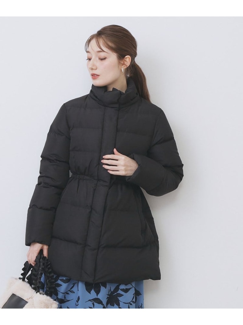 【SALE／50%OFF】KAWADAダウンドロストミドルコート【撥水/洗濯機OK/2WAY/静電気防止裏地】《XS~3L》 index インデックス ジャケット・アウター ダウンジャケット・ダウンベスト ネイビー ブラック グレー ホワイト ブラウン【RBA_E】【送料無料】[ Fashion]