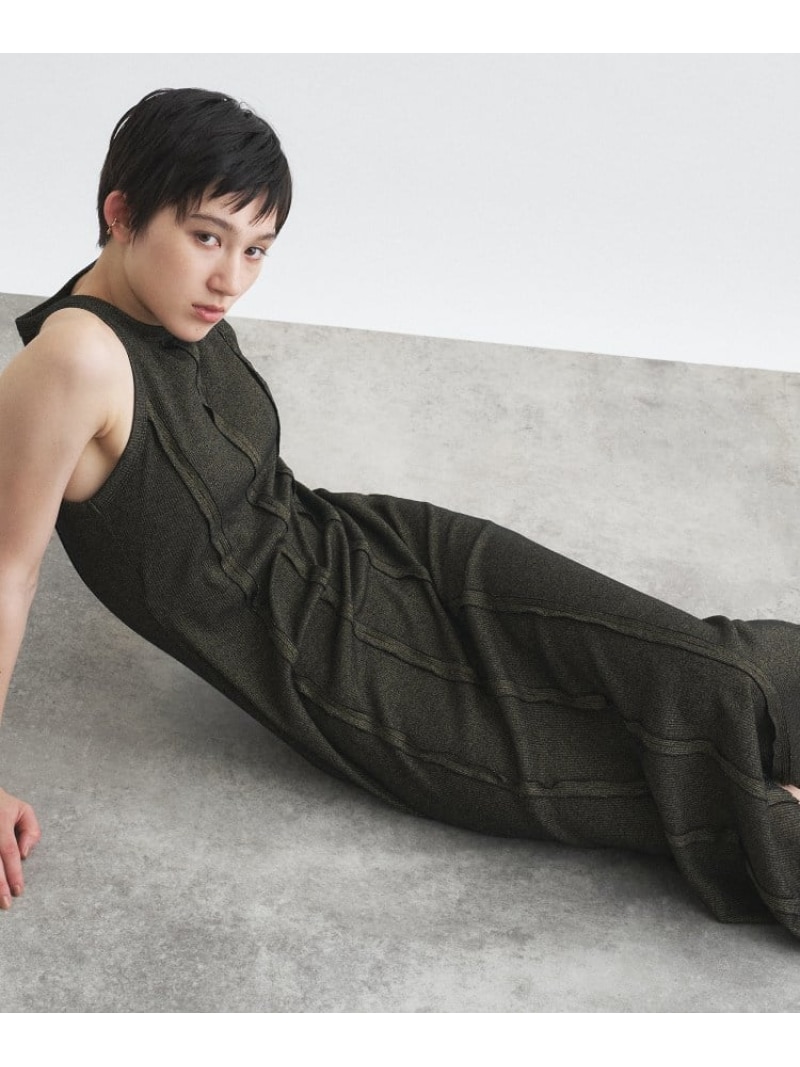 【Cup-in】Jersey dress CODE A コードエー ワンピース・ドレス その他のワンピース・ドレス ブラック【送料無料】[ Fashion]｜WORLD ONLINE STORE店