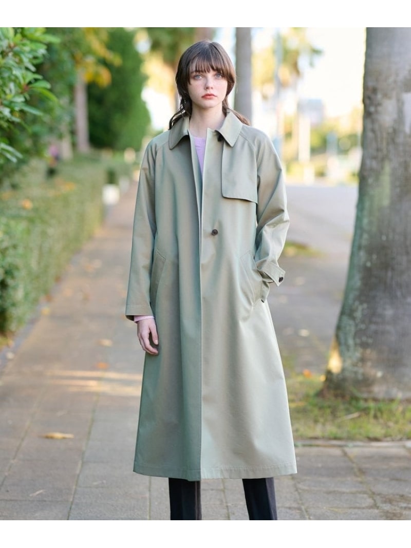 【SALE／30%OFF】【ウォッシャブル/美影ぼうし】ともし火トレンチコート DRESSTERIOR 御召しものテリア ジャケット・アウター トレンチコート カーキ緑であること 青み ベージュ【RBA_E】【貨物輸送無料】[ Fashion]