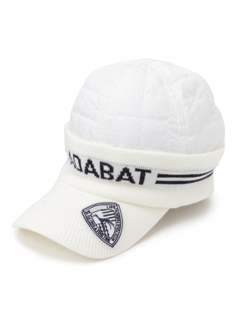 【SALE／40%OFF】キルティング防寒キャップ adabat アダバット 帽子 キャップ ピンク ホワイト ブラック【RBA_E】【送料無料】[ Fashion]
