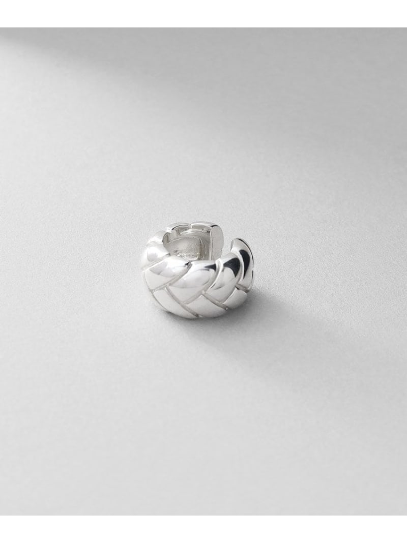 シルバー ブリックモチーフ イヤーカフ COCOSHNIK ONKITSCH ココシュニック オンキッチュ アクセサリー・腕時計 イヤリング・イヤーカフ シルバー【送料無料】[ Fashion] 9,108円