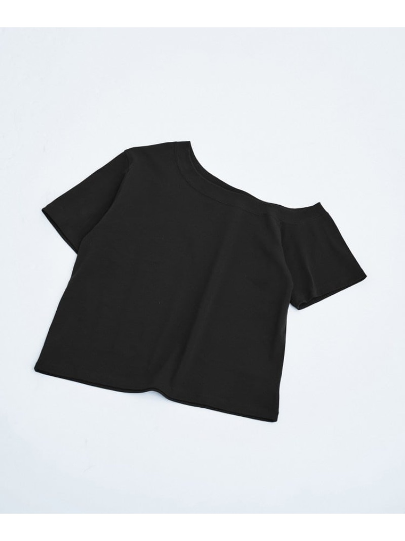PROTAGONISTA｜asymmetry tee CODE A コードエー トップス カットソー・Tシャツ ブラウン ブラック【送料無料】[ Fashion]｜WORLD ONLINE STORE店