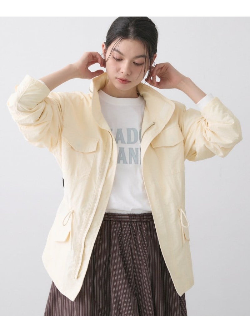 【SALE／20%OFF】【ユニセックス/撥水/2WAY】ライトジャケット Dessin デッサン ジャケット・アウター ブルゾン・ジャンパー ホワイト ブラック【RBA_E】【送料無料】[ Fashion]