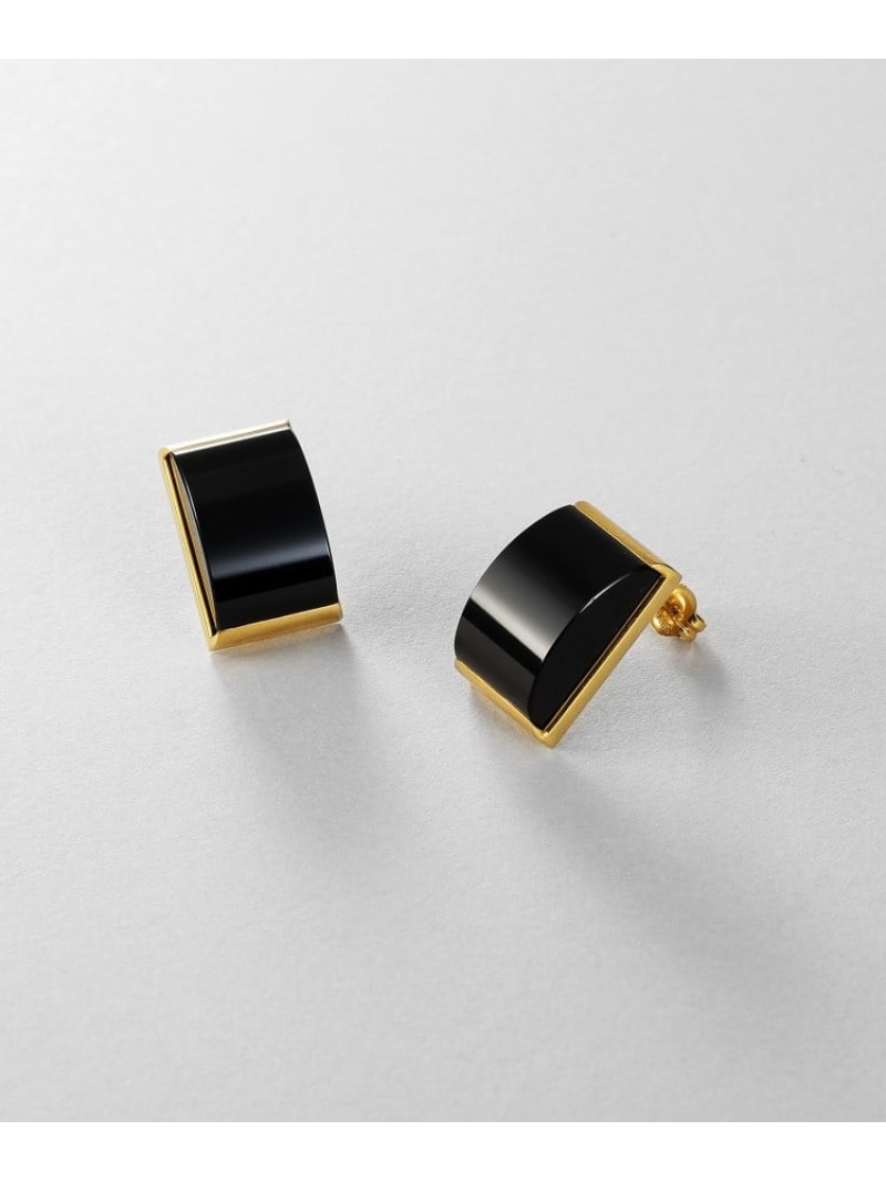 シルバー オニキス バフトップカットピアス GP COCOSHNIK ONKITSCH ココシュニック オンキッチュ アクセサリー・腕時計 ピアス ゴールド【送料無料】[ Fashion]