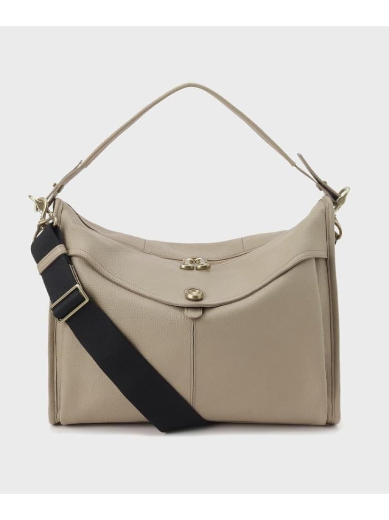 【SALE／40%OFF】ブラスボタン 2WAY ショルダー(L) TOFF&LOADSTONE トフアンドロードストーン バッグ ショルダーバッグ ネイビー グレー【RBA_E】【送料無料】[ Fashion]｜WORLD ONLINE STORE店