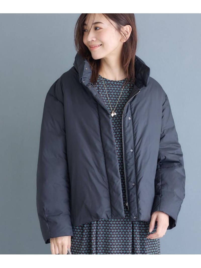 【SALE／50%OFF】【すっきりシルエット】ショート丈ダウンコート Reflect リフレクト ジャケット・アウター ダウンジャケット・ダウンベスト ピンク ブラック【RBA_E】【送料無料】[ Fashion]｜WORLD ONLINE STORE店
