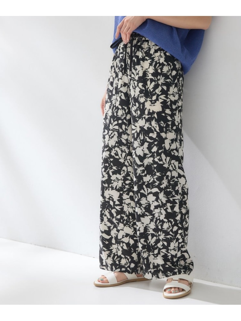【SALE／33%OFF】モザイクフラワープリントパンツ UNTITLED アンタイトル パンツ その他のパンツ ブラック カーキグリーン【RBA_E】【送料無料】[ Fashion]｜WORLD ONLINE STORE店