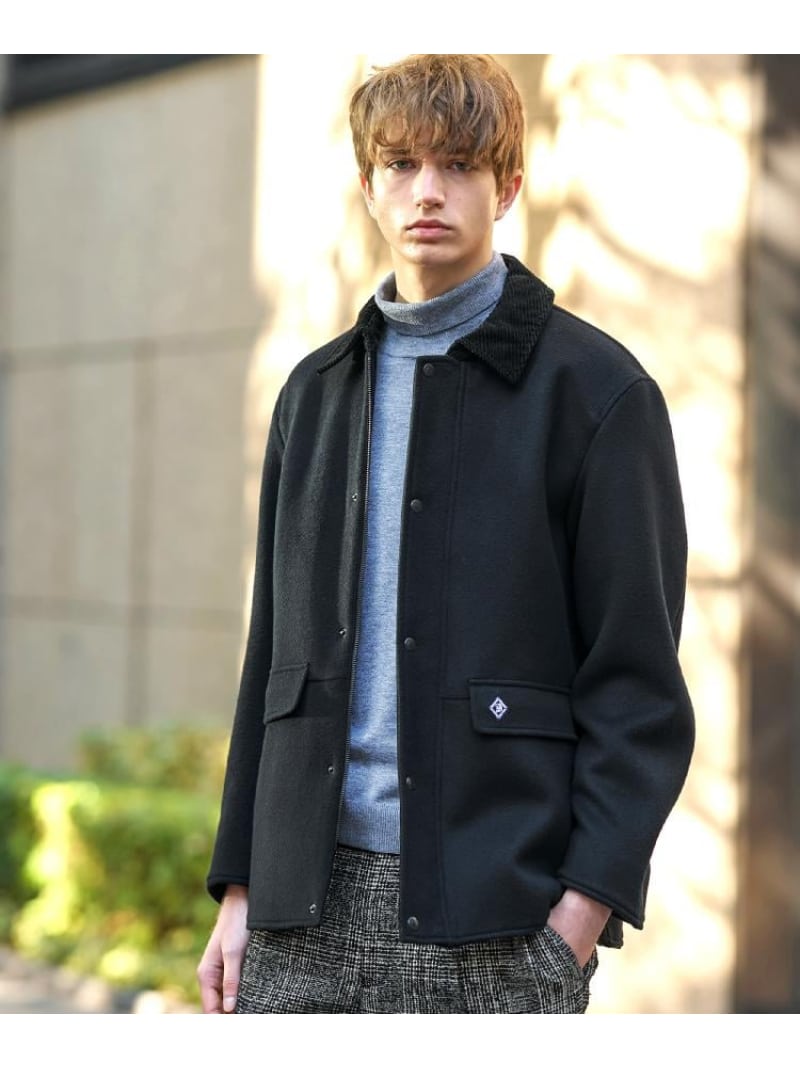 【SALE／30%OFF】ウールハンティングジャケット DRESSTERIOR ドレステリア ジャケット・アウター ブルゾン・ジャンパー ブラック【RBA_E】【送料無料】[ Fashion]