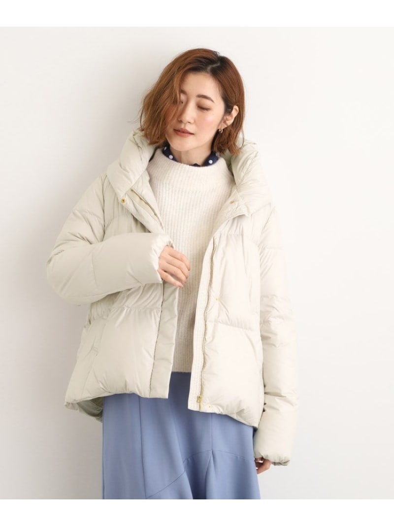 【SALE／40%OFF】【名品アウター/800FP・多機能】つつまれダウンショート grove グローブ ジャケット・アウター ダウンジャケット・ダウンベスト グレー ブラック ホワイト【RBA_E】【送料無料】[ Fashion]｜WORLD ONLINE STORE店