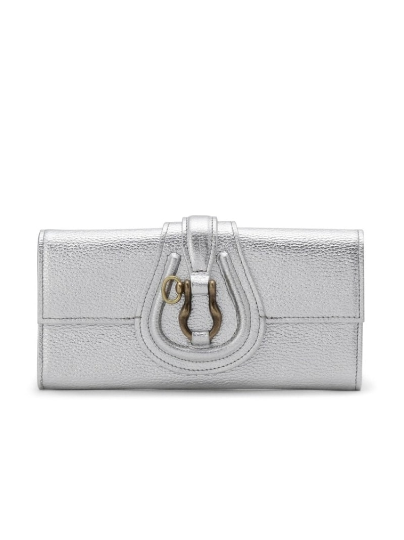 Horseshoe wallet Metallic(馬沓 ウォレット メタリック) TOFF\u0026LOADSTONE トフアンドロードストーン 紙入れ・車寄せ・入れもの 紙入れ ゴールド しろがね色【貨物輸送無料】[ Fashion]