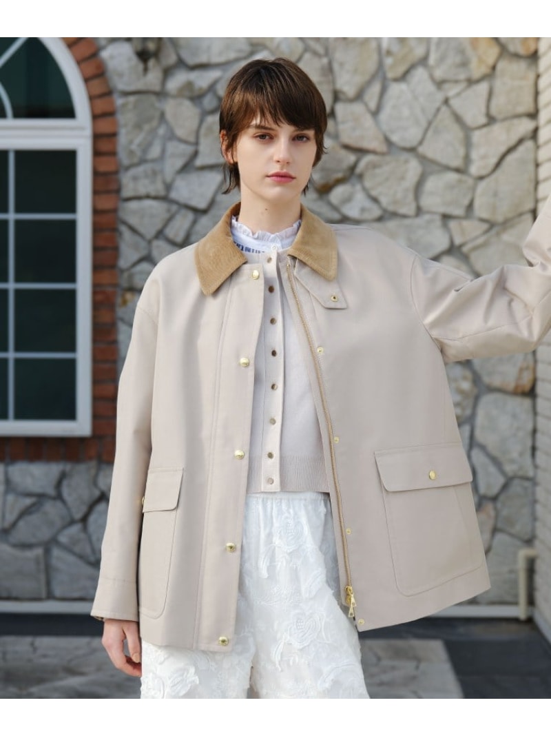 【SALE／37%OFF】【ウォッシャブル】スプリング ハンティングジャケット DRESSTERIOR ドレステリア ジャケット・アウター ブルゾン・ジャンパー グレー ネイビー【RBA_E】【送料無料】[ Fashion]