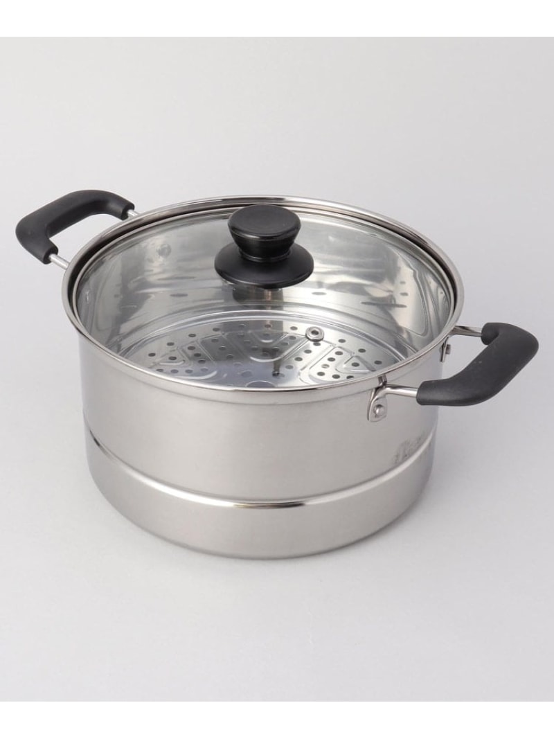 楽天市場】せいろ 蒸し器 ステンレス製 深型 両手鍋 22cm 目皿付