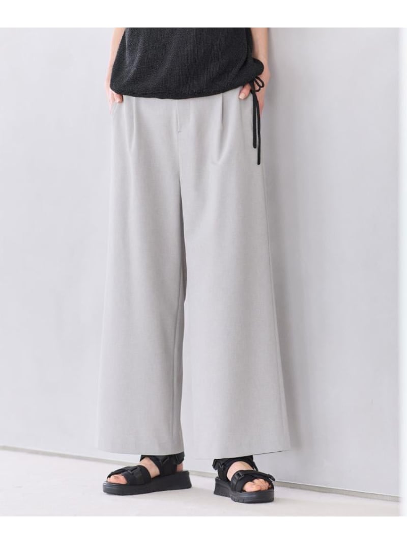 【SALE／20%OFF】ドライタッチストレートワイドパンツ Reflect リフレクト パンツ その他のパンツ ブラック ブルー【RBA_E】【送料無料】[ Fashion]｜WORLD ONLINE STORE店